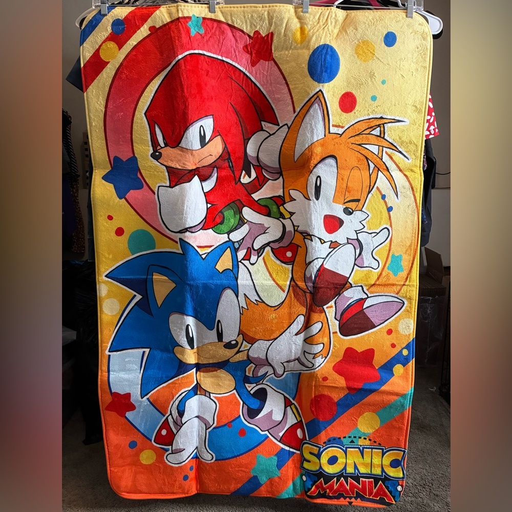 Sonic Mania Kids Rug- Multicolor